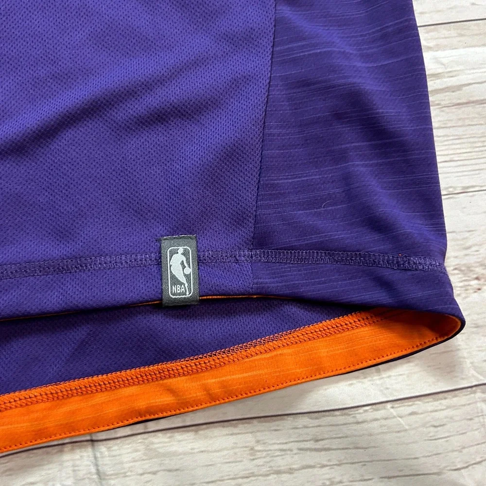 Phoenix Suns New NBA Jacket 1/4 Zip Team Purple Orange Pullover Youth XL‎ 18/20